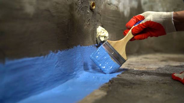 Commercial Exterior Waterproofing project at a Freetown, IN business property by SJ Waterproofing Pros